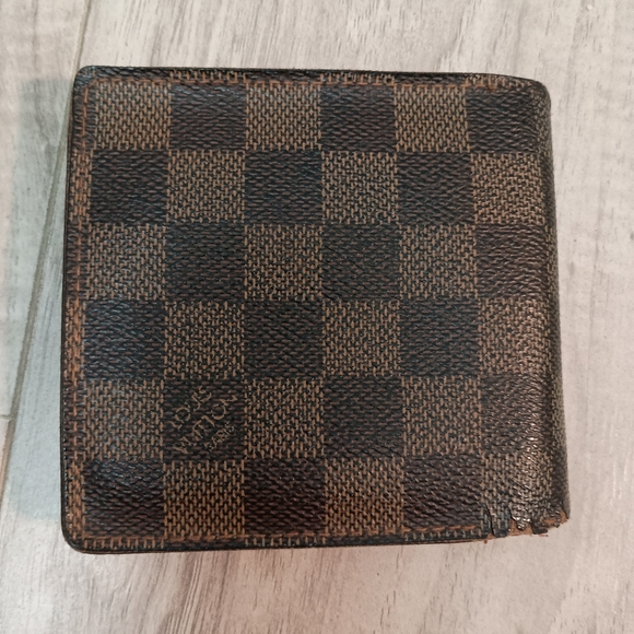 Authentic LOUIS VUITTON Damier Porte Monnaie  Wallet Brown - Picture 3 of 14